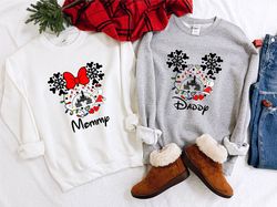 Disney Christmas Sweatshirt, Family Christmas Sweatshirt, Custom Name Christmas Sweatshirt, Christmas Family Sweatshirt,
