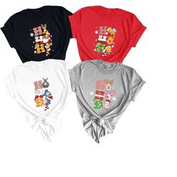 Winnie the Pooh Christmas Shirt, Disney Christmas Shirt, Tigger Shirt, Eeyore Shirt, Piglet Shirt, Disneyland Shirt, Kid