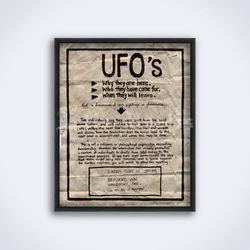 Heavens Gate cult UFO ufology Marshall Applewhite flyer poster conspiracy printable art print Digital Download