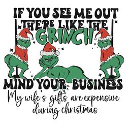Retro Funny Christmas Grinch Quotes Svg