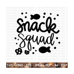 Snack Squad SVG, Funny Quotes Svg, Kids, Boys, Baby Onesies, Toddlers, Friends, Gift for Kids, Kids Shirt svg, hand-lettered,Cut File Cricut