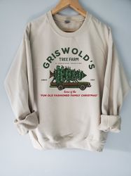 Vintage Griswold Christmas Sweatshirt, Christmas Sweatshirt,Christmas Crewneck,Christmas Vacation, Sand Sweatshirt