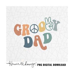 Groovy dad png - Dad shirt png - Matching mom and dad shirt - Groovy birthday - Couple shirt png - Groovy sublimation -