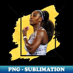 Serena Williams-splash paint - Instant PNG Sublimation Download - Revolutionize Your Designs