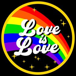 Love Is Love Rainbow LGBT Gay Pride Svg, Bisexual Pride Svg