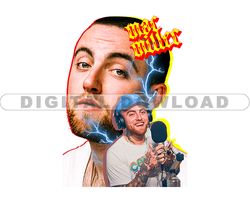 Mac Miller Digital Png, Tshirt Design Bundle, Rapper svg, Hiphop SVG, PNG, DXF Cricut Silhouette Cut File 14