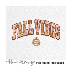 Fall vibes png - Groovy pumpkin png - Autumn png - Retro fall png - Fall shirt png - Trendy fall design png - Vintage fa