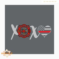Xoxo Firefighter, Jobs Svg, Trending Svg, Old Man Svg, Firefighter Svg, Firefighting Svg, Fireman Svg, America Flag Svg,