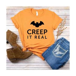 Creep It Real Svg, Bat svg, Creepy svg, Halloween SVG, Funny Halloween shirt SVG, Cut File Cricut, Silhouette