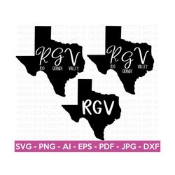 Custom Order - Rio Grande Valley SVG, RGV svg, Texas Svg, Texas Clipart,Texas Silhouette, Texas Shape svg, Texas Cities Svg, Cut File Cricut