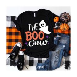 The Boo Crew SVG, Halloween SVG, Halloween Shirt svg, Ghost svg, Ghost Shirt svg, Family Shirt SVG, Cricut Cut Files, Silhouette