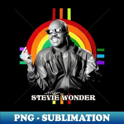 Stevie Wonder - PNG Sublimation Digital Download - Create with Confidence