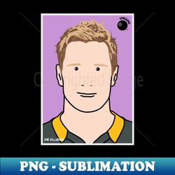Jean de Villiers South Africa rugby union player - Aesthetic Sublimation Digital File - Create with Confidence