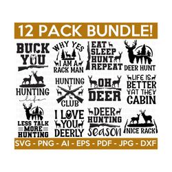 Hunting SVG Bundle, Deer SVG, Hunting Season SVG, Deer Hunting svg, Hunting Club svg, Hunting Life svg, Cut Files for Cricut, Silhouette