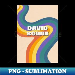 David bowie - PNG Transparent Sublimation Design - Enhance Your Apparel with Stunning Detail
