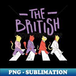 The British Abbey Road - Professional Sublimation Digital Download - Bold & Eye-catching