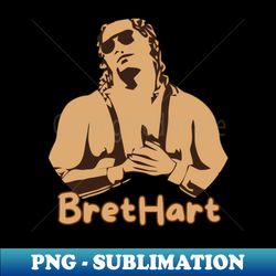 Bret Hart - Modern Sublimation PNG File - Create with Confidence