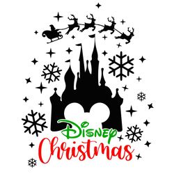Mickeys Very Merry Christmas Castle Life SVG