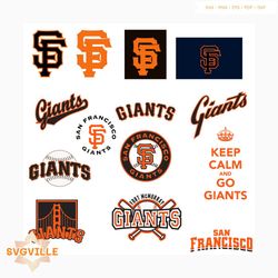 San Francisco Giants Logo Bundle File Svg, Sport Svg, Sport Logo Svg, San Francisco Giants Svg, San Francisco Giants Log
