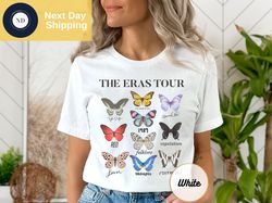The Eras Tour Butterfly Shirt, Comfort Colors Taylor Swift Eras Tour Butterfly Vintage Shirt, Eras Tour Shirt, Taylor Sw