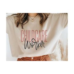 childcare worker svg, png ai dxf eps, childcare provider gifts, day care svg, digital download, cricut cut file, silhouette, sublimation