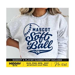 softball team template svg, png dxf eps, cricut cut file, softball team shirts, logo, silhouette, sublimation, svg for team, svg download