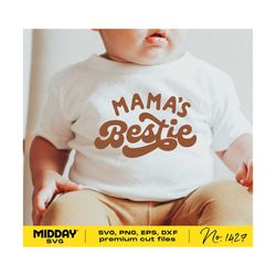 mama's bestie svg png, cute baby svg, newborn baby svg, toddler svg, cute baby design, svg for body suite, baby svg shirts, baby sayings