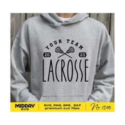 Lacrosse Team Template, Svg Png Dxf Eps, Lacrosse Svg Png, Lacrosse Team Shirts, Editable Design, Cricut Cut Files, Silhouette, Lacrosse Mom