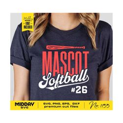 softball team template, svg png dxf eps, softball design, softball team shirts, softball mom shirt, cricut, silhouette, team logo