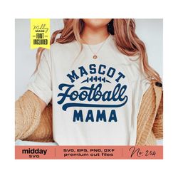 football mama, svg png dxf eps ai, football mom svg, cricut cut file, silhouette, football mom shirts, football team shirts, team template