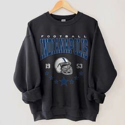 Indianapolis Football Sweatshirt, Vintage Style Indianapolis Football Crewneck, Football Sweatshirt, Indianapolis Crewne