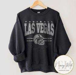 Las Vegas Football Sweatshirt, Vintage Style Las Vegas Football Crewneck, Football Sweatshirt, Las Vegas Crewneck, Footb