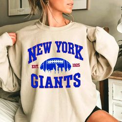 New York Giants Football Unisex T-shirt Sweatshirt, Shirt for Men and Women, Gift Shirt on Halloween, Christmas, Birthda