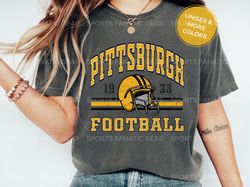Pittsburgh Steelers Comfort Colors Shirt, Trendy Oversized Vintage Style Football Tshirt