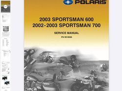 2003 Polaris Sportsman 600 2002 2003 700 service manual