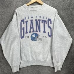 Vintage New York Giants T-Shirt, New York Giants Sweatshirt, New York Giants Crewneck, New York Giants Gift, New York Gi