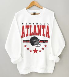 Atlanta Football Sweatshirt, Vintage Style Atlanta Football Crewneck, America Football Sweatshirt, Atlanta Sweatshirt, F