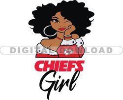 Chiefs Girl Svg, Girl Svg, Football Team Svg, NFL Team Svg, Png, Eps, Pdf, Dxf file 15