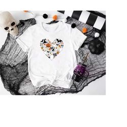 Halloween Ghost Shirt, Pumpkin Shirt, Fall Shirt, Skeleton Shirt, Halloween Party Shirt, Spooky Season Shirt, Witchy Shi