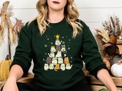Christmas Cat Tree Sweatshirt, Merry Catmas Christmas Hoodie, Meowy Christmas Sweatshirt, Christmas Sweatshirt, Christma