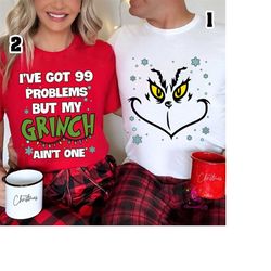 Mr. and Mrs. Grinch Sweatshirt | The Grinch Sweatshirt | Christmas Couples Shirt | Mrs Claus But Married To The Grinch S