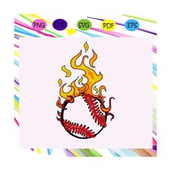 Baseball fire, baseball svg, baseball, baseball gift, baseball party, baseball lover svg, gift for girl, baseball fan gi