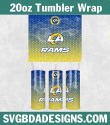 Rams Football Tumbler Wrap, NFL Football Tumbler, Los Angeles Rams Tumbler Template, NFL Tumbler Wrap, Sport Tumbler