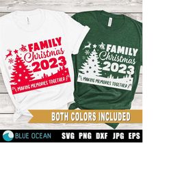 Family Christmas 2023 PNG, Christmas Family SVG, Christmas family shirts SVG, Christmas Pajamas 2023 Png