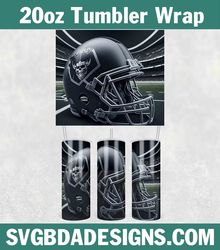 Raiders Football Tumbler Wrap, NFL Football Tumbler Wrap, Las Vegas Raiders Tumbler Template, NFL Tumbler Wrap