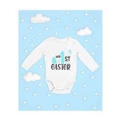 My 1st easter boy SVG, My first easter SVG, Easter boy bunny ears, digital cut files and sublimation