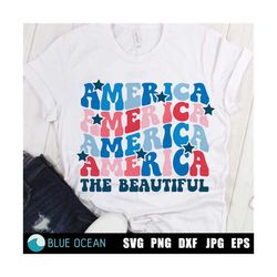 America SVG, America the beautiful SVG, Independence Day SVG, 4th of July Svg Patriotic Shirt