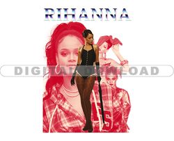 Rihanna Svg, Tshirt Design Bundle, Rapper svg, Hiphop SVG, PNG, DXF Cricut Silhouette Cut File 15