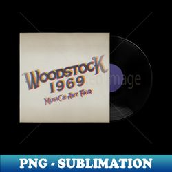 RETRO VINYL WOODSTOCK WOODSTOCK - Retro PNG Sublimation Digital Download - Capture Imagination with Every Detail