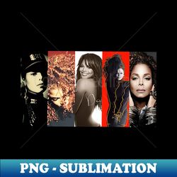 Janet Jackson - Exclusive PNG Sublimation Download - Bring Your Designs to Life